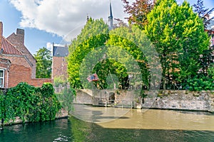 The Beautiful Medieval Town of Bruge in Belgium