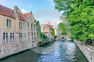 The Beautiful Medieval Town of Bruge in Belgium