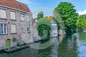 The Beautiful Medieval Town of Bruge in Belgium