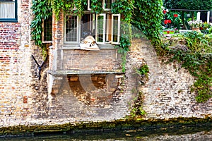 The Beautiful Medieval Town of Bruge in Belgium