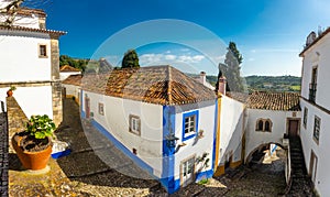 Beautiful medieval village of Obidos in the centre of Portugal