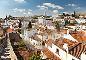 Beautiful medieval village of Obidos in the centre of Portugal