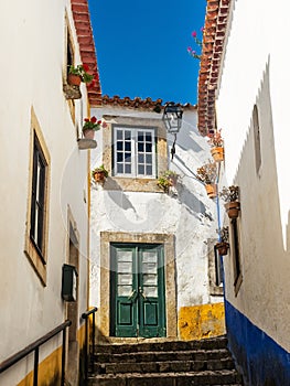 Beautiful medieval village of Obidos in the centre of Portugal