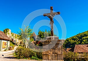 Beautiful medieval village of Saint Cirq Lapopie in Occitania, France