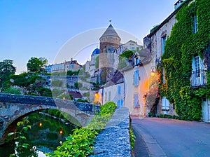 Beautiful medieval village of Semur-en-Anxois in Burgundy