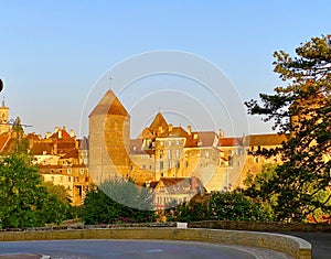 Beautiful medieval village of Semur-en-Anxois in Burgundy