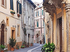 The beautiful medieval village of Sorano, Italy