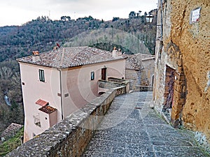 The beautiful medieval village of Sorano, Italy