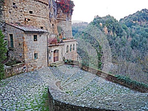 The beautiful medieval village of Sorano, Italy