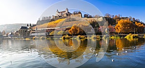 Beautiful medieval Wurzburg town,Germany