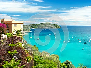 Beautiful mediterranean landscape, french riviera