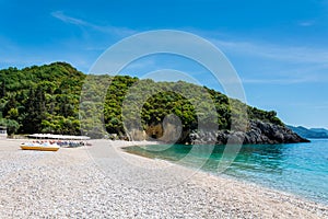 Beautiful Mega Ammos beach at Syvota,Greece