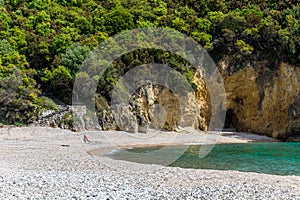 Beautiful Mega Ammos beach at Syvota,Greece