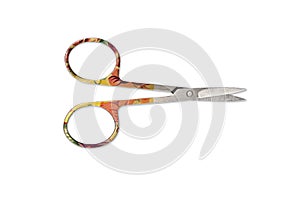 Beautiful metal nail scissors