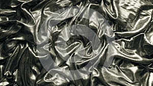 Beautiful metallic shimmering satin fabric