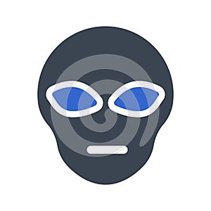 Alien astronomy icon