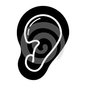 Human ear Vector Icon