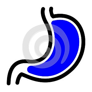 Human Stomach Vector Icon