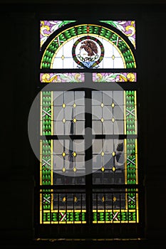 beautiful Mexican stained glass window