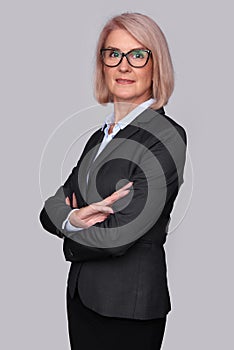 Beautiful middle aged business woman