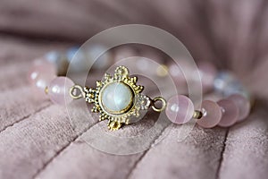 Beautiful mineral stone bracelet