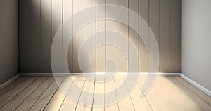 Beautiful minimalistic living room with empty space