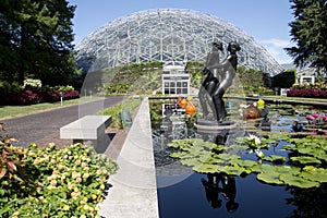Missouri Botanical Garden in city ST Louis MO USA