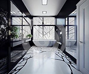 Beautiful modern bathroom