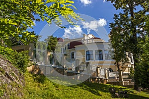 Beautiful modern building in Kislovodsk.