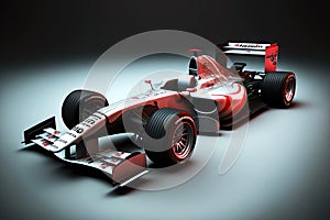 Beautiful modern equipped car for Formula One Racing, generative ai