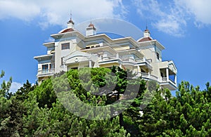 Beautiful, modern house, hotel. Yalta, Crimea,