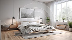 Beautiful Modern minimalist bedroom design