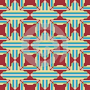 Beautiful modern geometric seamless pattern background