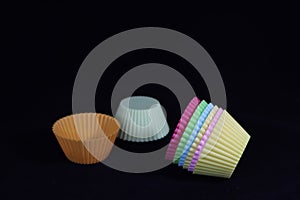 beautiful molds for dessert silicone muffins colors shapes photo
