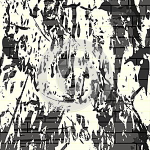 Beautiful monochrome abstract colorful background vector illustration of graffiti
