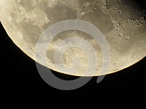 A beautiful moon photo