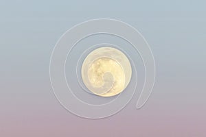 Beautiful moon on  soft pink sky, Beautiful moon on soft pink sky, astrological background.