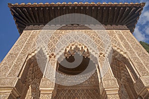 Beautiful Moorish fortress of the Alhambra in Granada, Andalusia