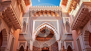 Beautiful Moroccan Architecture AI Generated Image