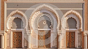 Beautiful Moroccan Architecture AI Generated Image