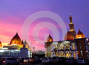 Beautiful Mosque in the evening