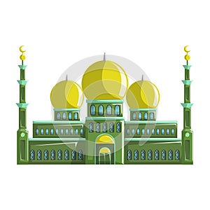 Beautiful Mosque Building, Islamic building to pray