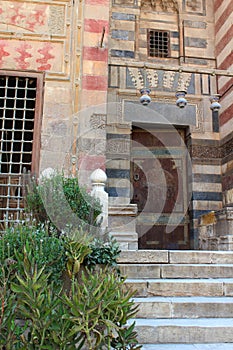 The beautiful mosque and mausoleum of the mamluk Sultan Qaytbay photo