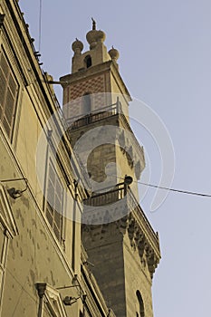 The beautiful mosque in muiz street