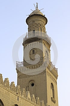 The beautiful mosque in muiz street