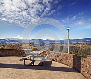 Beautiful Mount hood and hood river valley