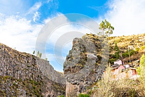 Beautiful mountain in Colca Canyon, Peru in South America