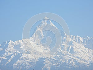 beautiful mountain fishtail view