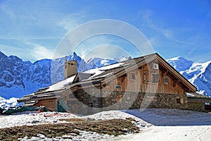 Beautiful mountain house