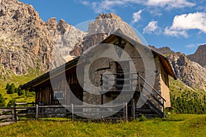 Beautiful mountain hut in Val Gardena